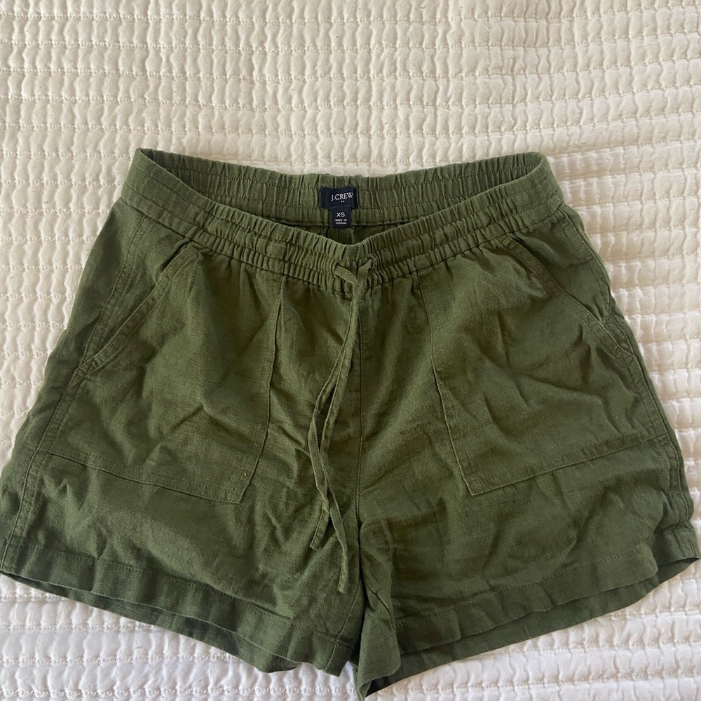 J. Crew Forest Green Casual Shorts
